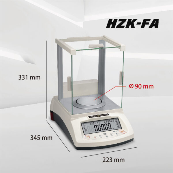 HZK-FA/JA分析型天平0.0001g：圖片 3
