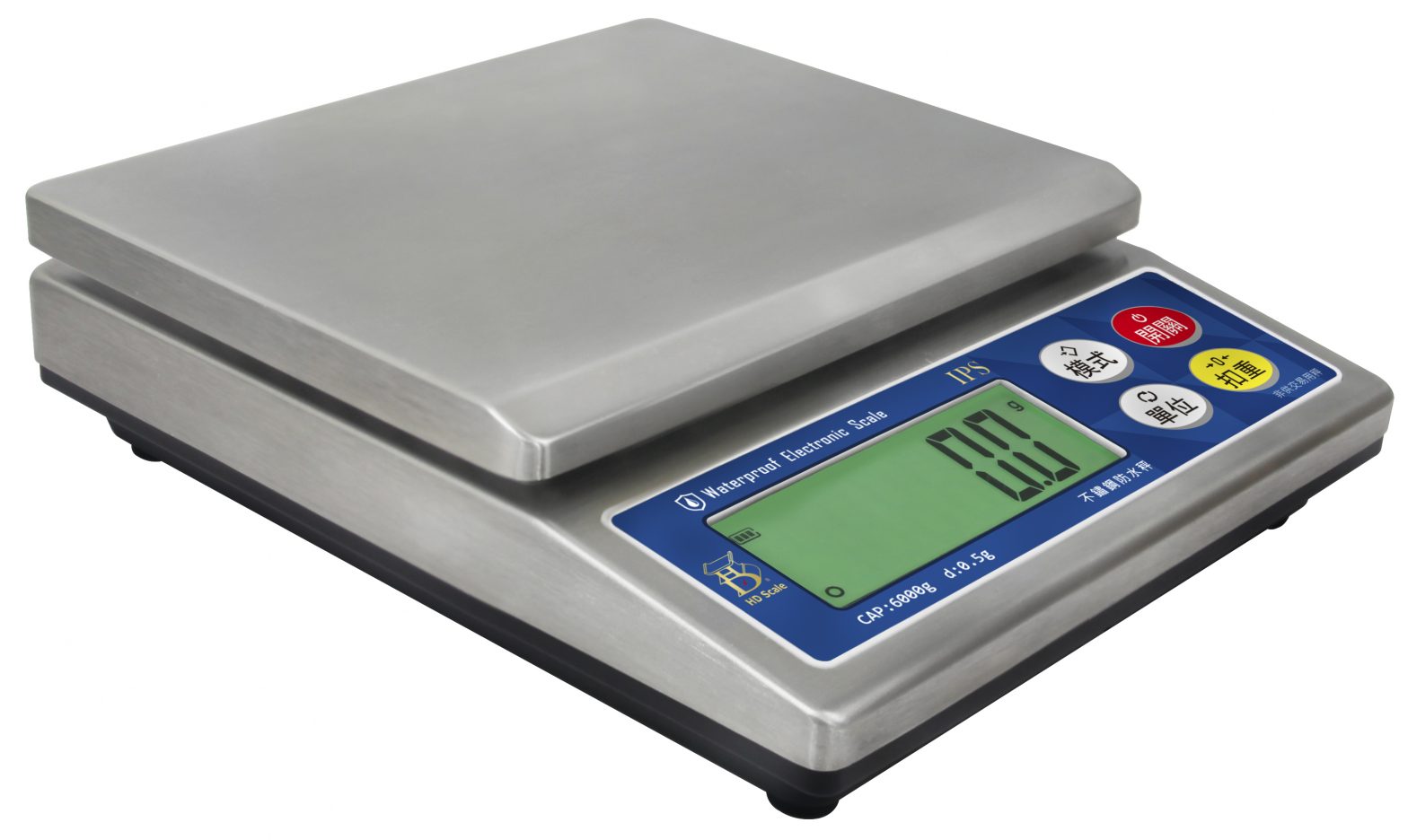 IPW不鏽鋼防水電子秤(雙顯示) - 宏德衡器－電子天平．秤重磅秤