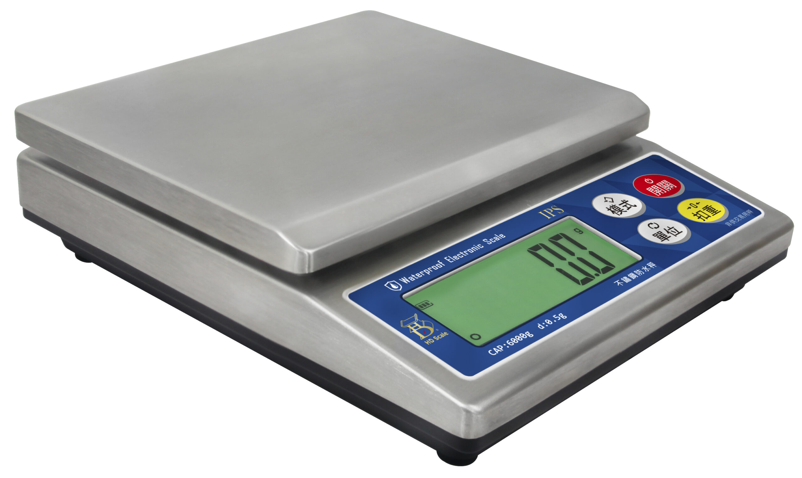 IPS Waterproof Electronic Scale (Rechargeable) - 宏德衡器－電子天平．秤重磅秤