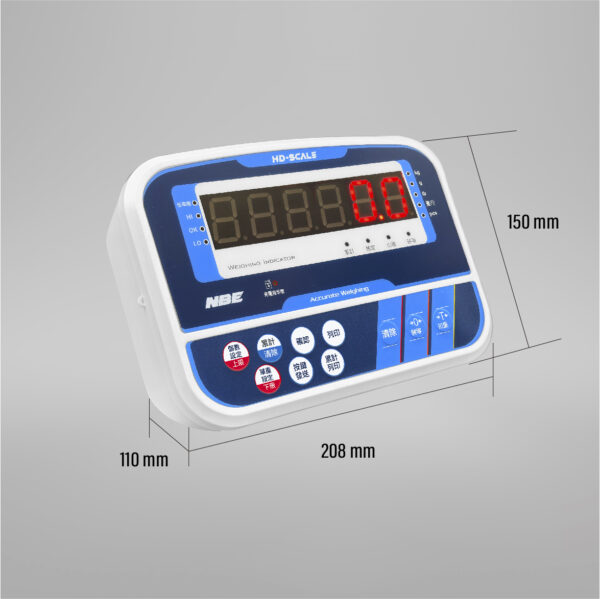 NBE-24V 環保垃圾車專用電子計重顯示器：圖片 2