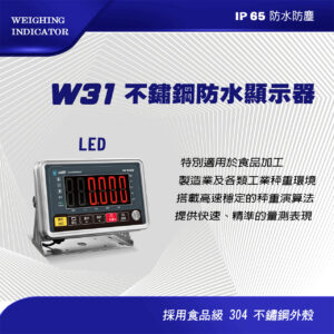 W31 不鏽鋼防水顯示器IP65 (LED)