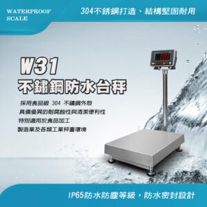 W31不鏽鋼防水台秤